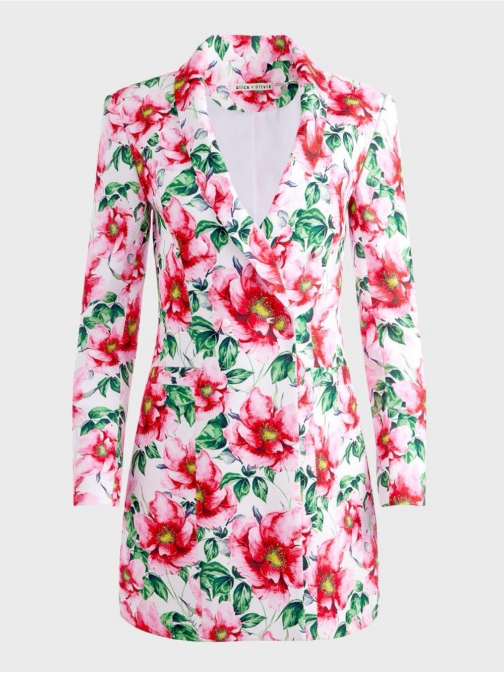 Alice + Olivia Floral Latoya Blazer Mini dress
